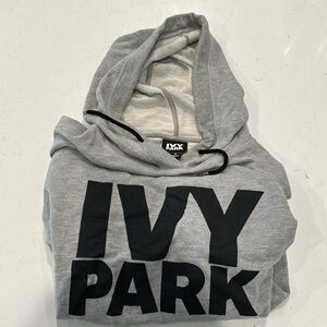 Ivy Park grey and black hoodie sweatshirt